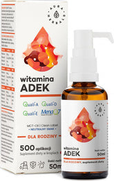 Vitamin A + D3 + E + K2 ADEK 500 aplikací 50 ml AURA HERBALS